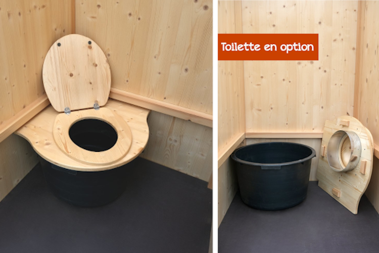 The Cernalha dry toilet in a Ventarèl cabin