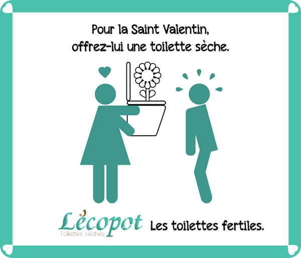 toilette sèche, cadeau saint-valentin