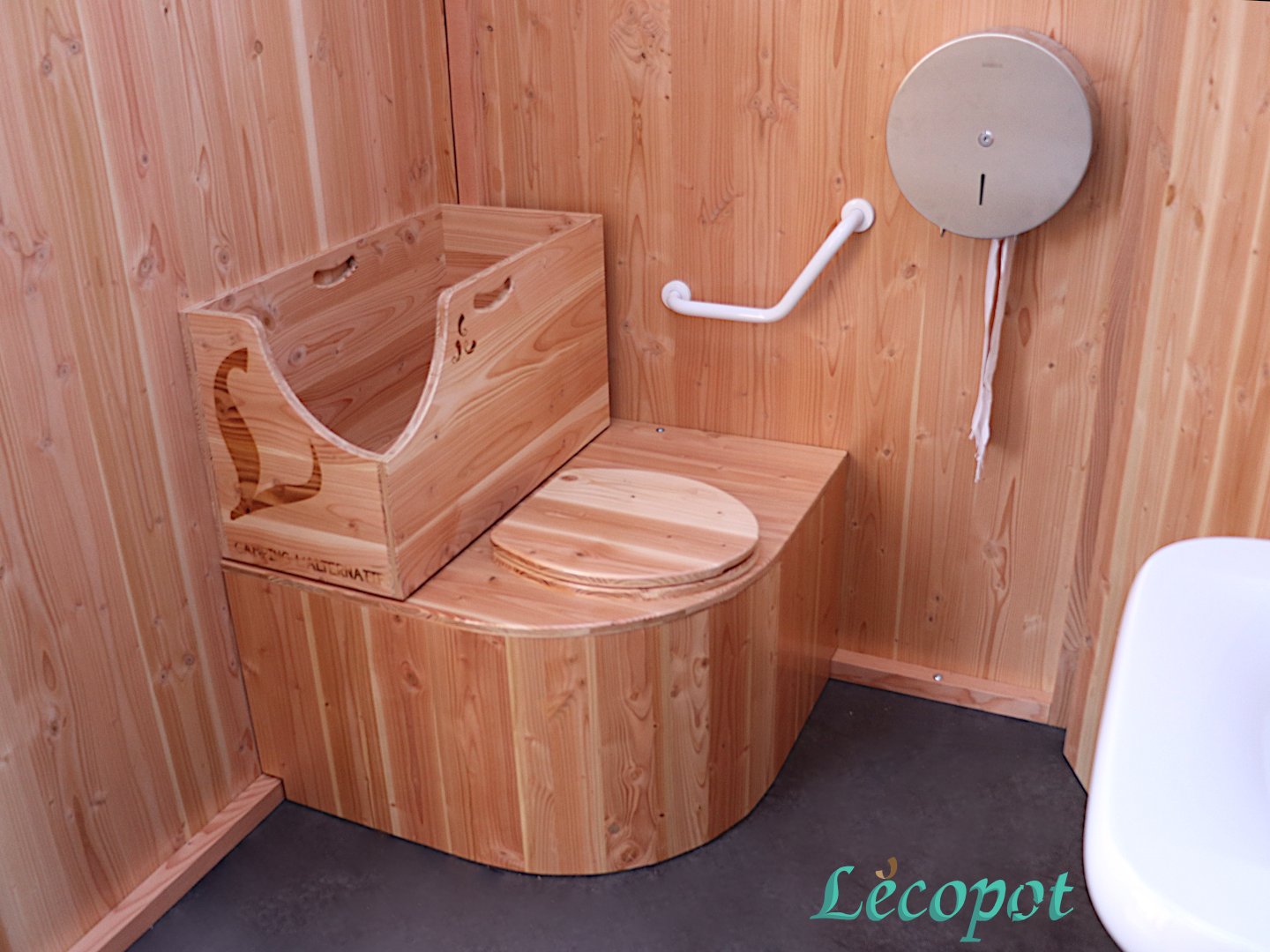 Ephysia - Toilette sèche ergonomique Lécopot