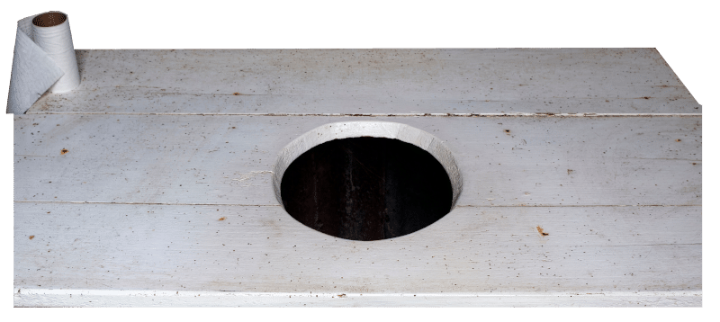 Le trou dans le sol pour faire caca